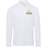 Mens Long Sleeve Pique Polo