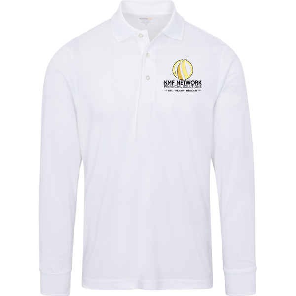 Mens Long Sleeve Pique Polo